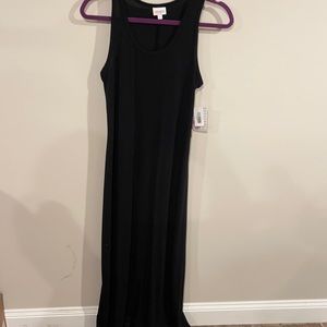 Lularoe Dani Maxi tank dress various sizes. Solid black